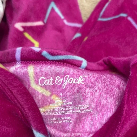 Lot of floral and Star Print Kids Pajamas Set - Picture 7 of 7